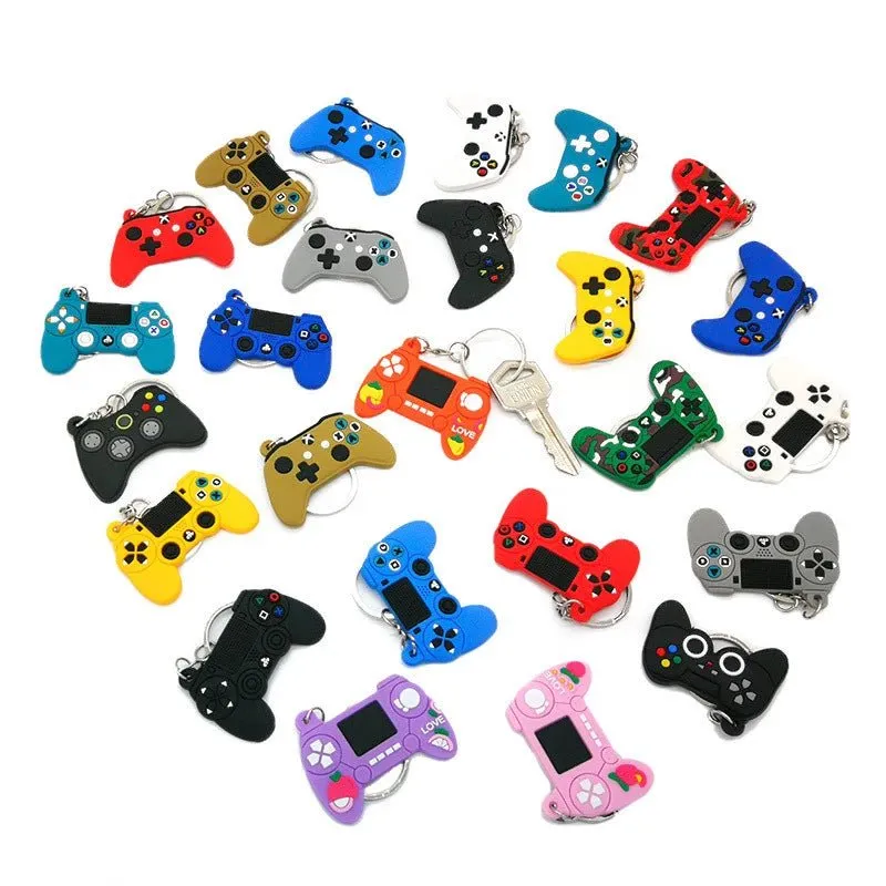 10 Pieces Video Game Controller Keychains