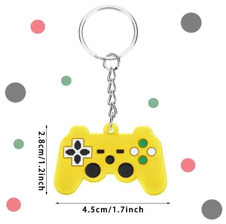 10 Pieces Video Game Controller Keychains
