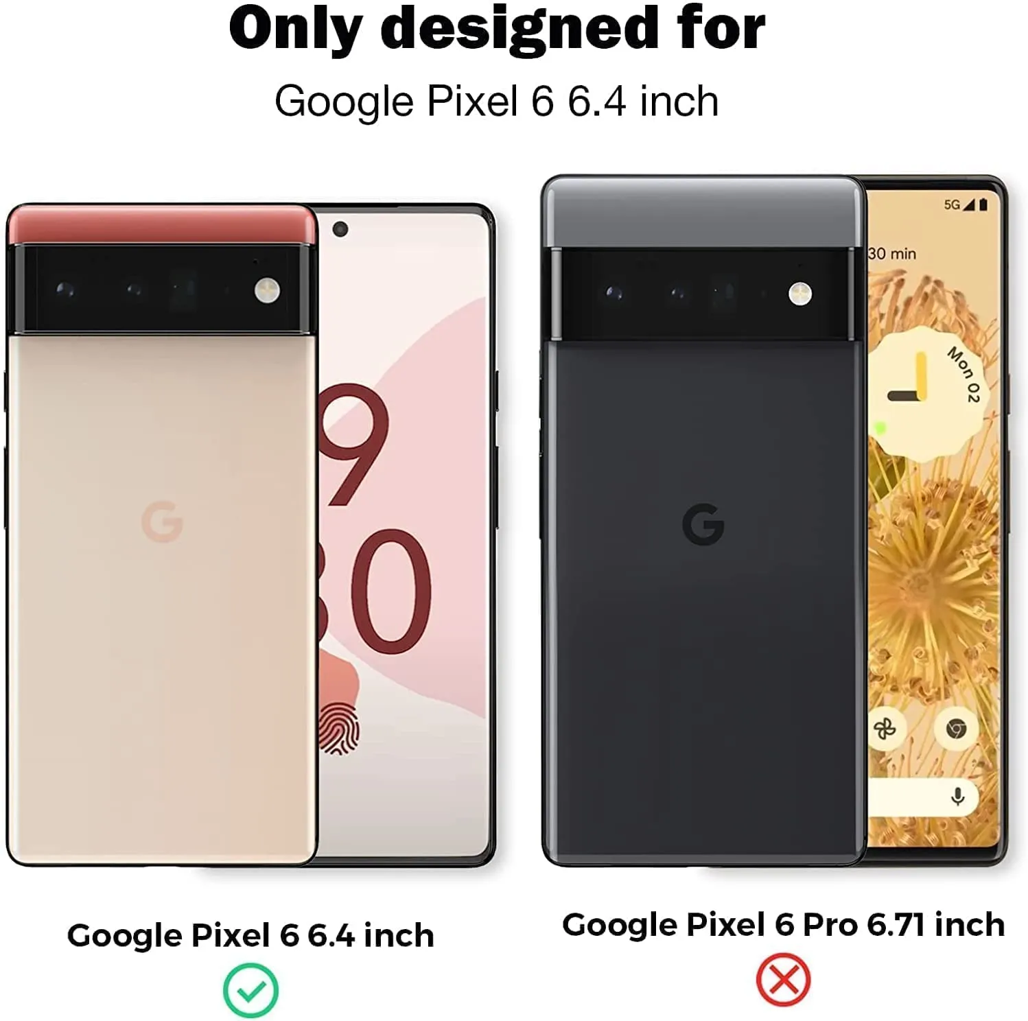2 Pack Google Pixel 6 Screen Protector   2 Pack Camera Lens Protector