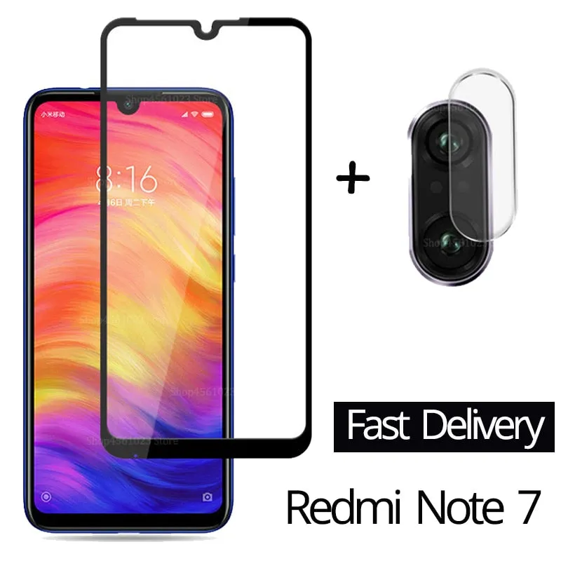 2Pcs Camera Glass For Redmi Note 7 Tempered Glass Screen Protector For Xiaomi Redmi Note 8 7 6 Pro 6A Mi 9 SE 8 A2 lite 9T Glass