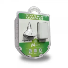 360 Controller Charge Kit Cable and Battery White Tomee New