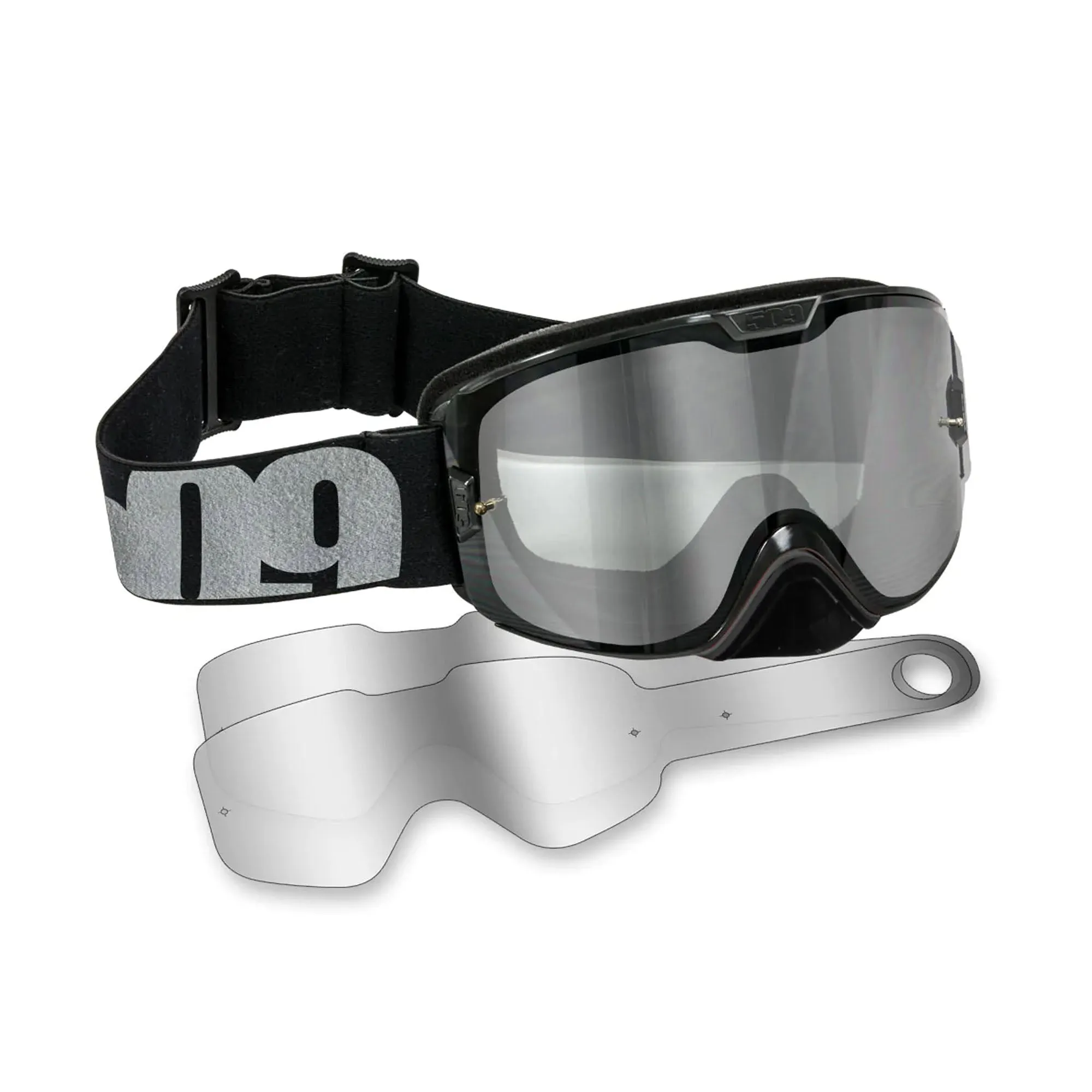 509 F02013100-000-000 Laminated Tear Off Refills Kingpin Offroad Goggle Motocross Gear 6