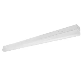 8FT Round Strip Light, 13000 Lumen Max, CCT Selectable, Optional Emergency Backup and Sensors,120-277V, White or Black Finish