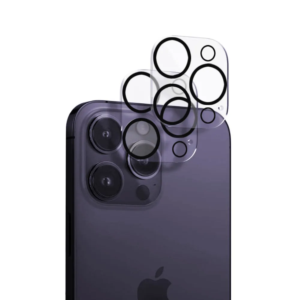 Apple iPhone 14 Pro Lens Protector | Tempered Glass|Pack Of 2 |Clear