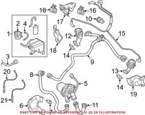 Audi Oxygen Sensor – Front Passenger Side 4L0906262K