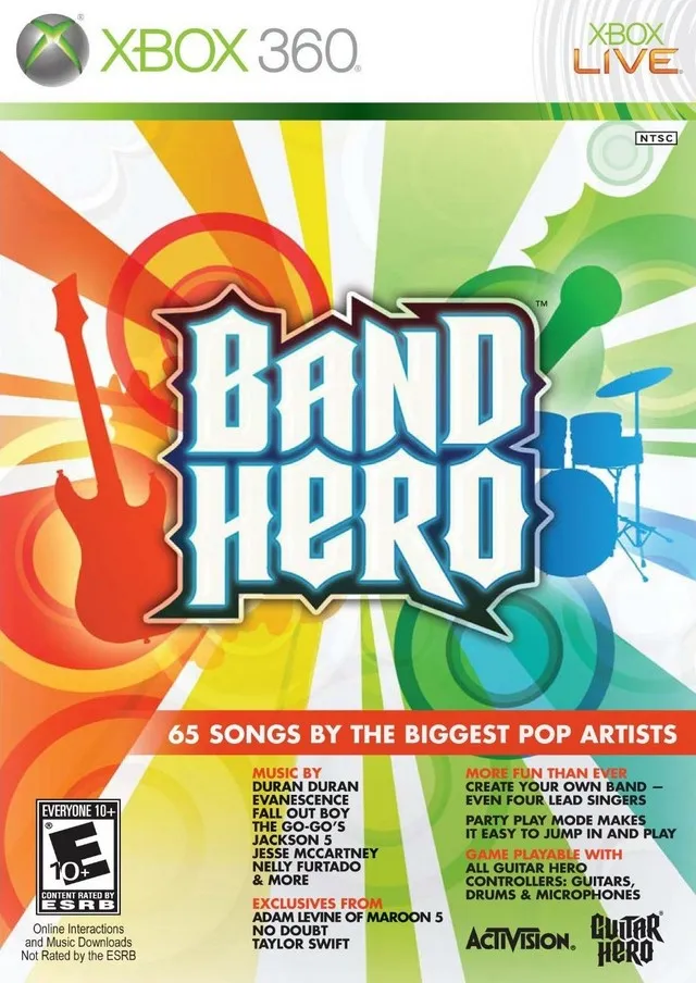 Band Hero (Game Only) - Xbox 360 Pre-Played