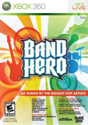Band Hero (Game Only) - Xbox 360 Pre-Played
