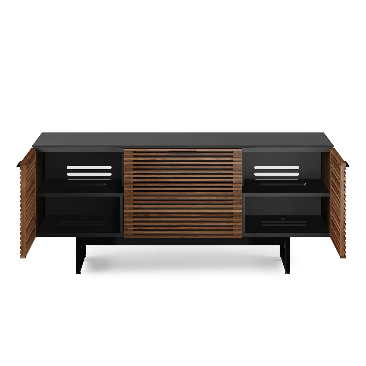 BDI Corridor 8177 Triple Wide Media Console (Walnut)