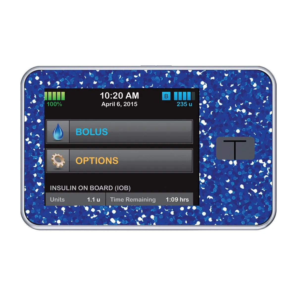 Blue Confetti for Tandem t:slim