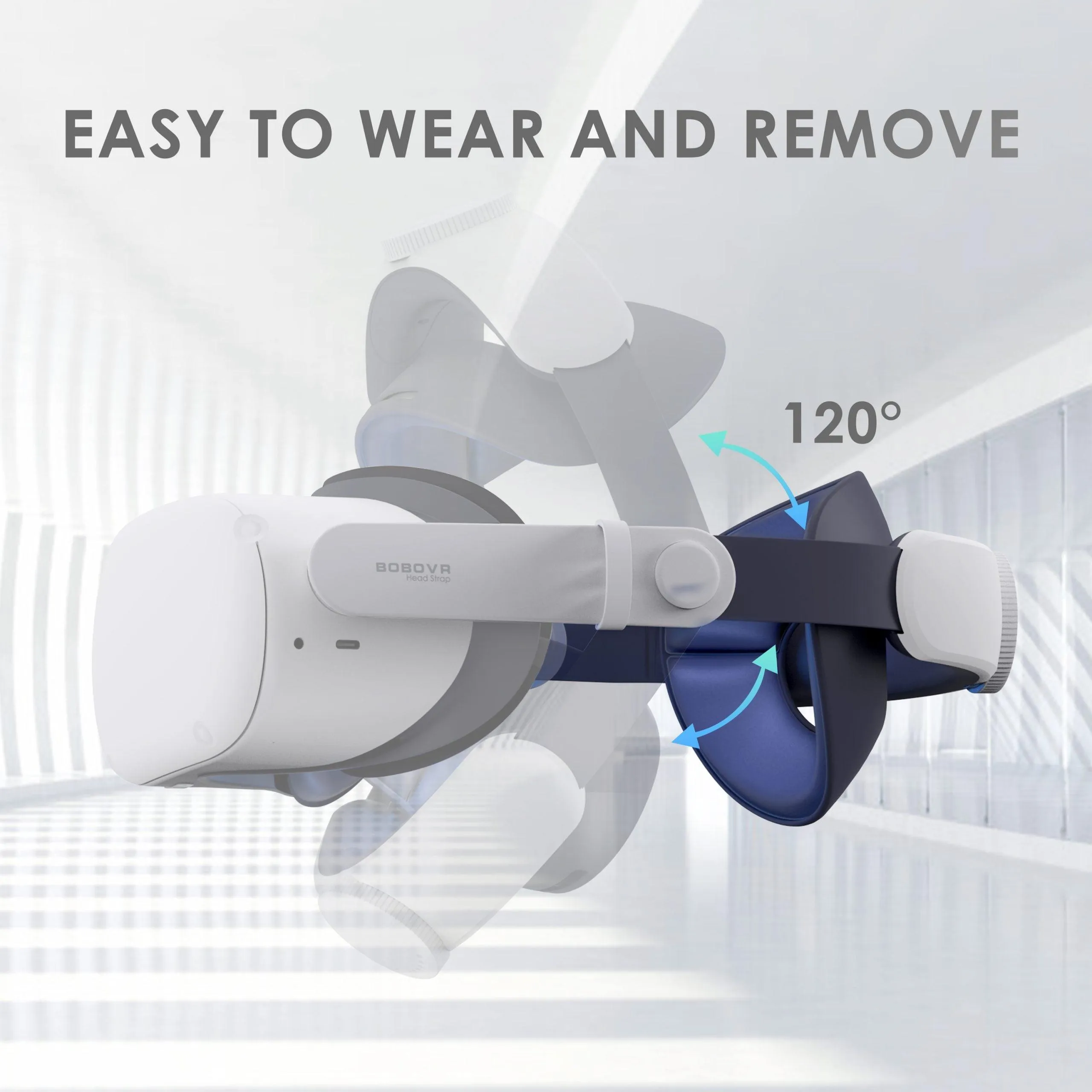 BOBOVR M1 Plus Head Strap Compatible With Oculus Quest 2 (M1 PLUS)