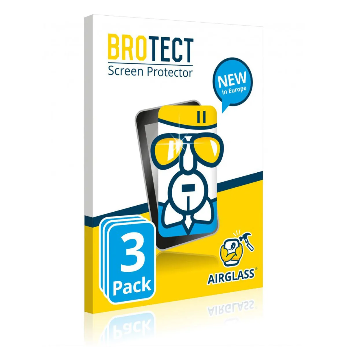 BROTECT AirGlass Screen Protector GoPro Hero 10 Black Lens (Housing) 3 Pack