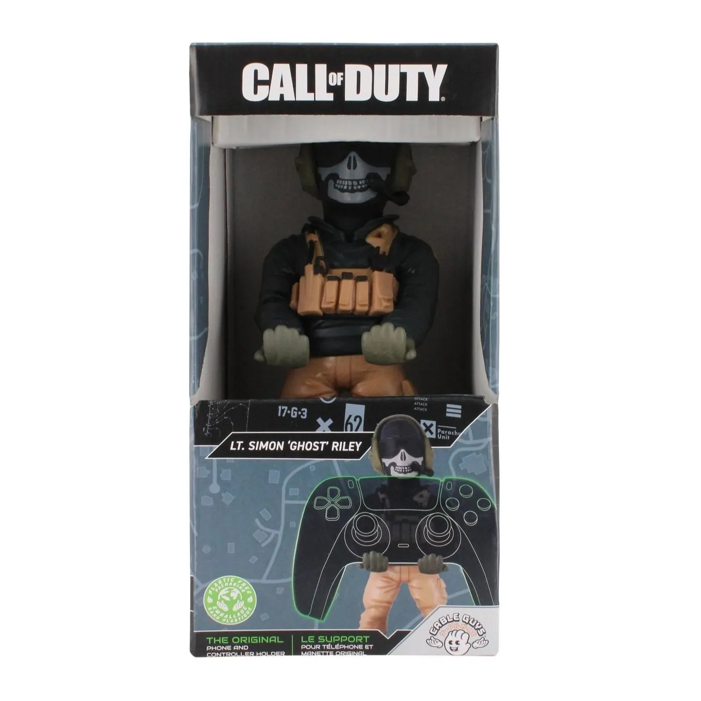 Call of Duty: Lt. Simon “Ghost” Riley Cable Guys Controller Holder and Phone Stand