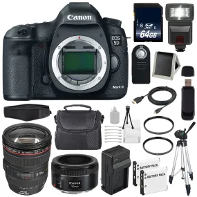 Canon EOD 5D III Digital Camera International Model   Canon EF 24-105mm f/4L IS USM Lens   Charger Bundle