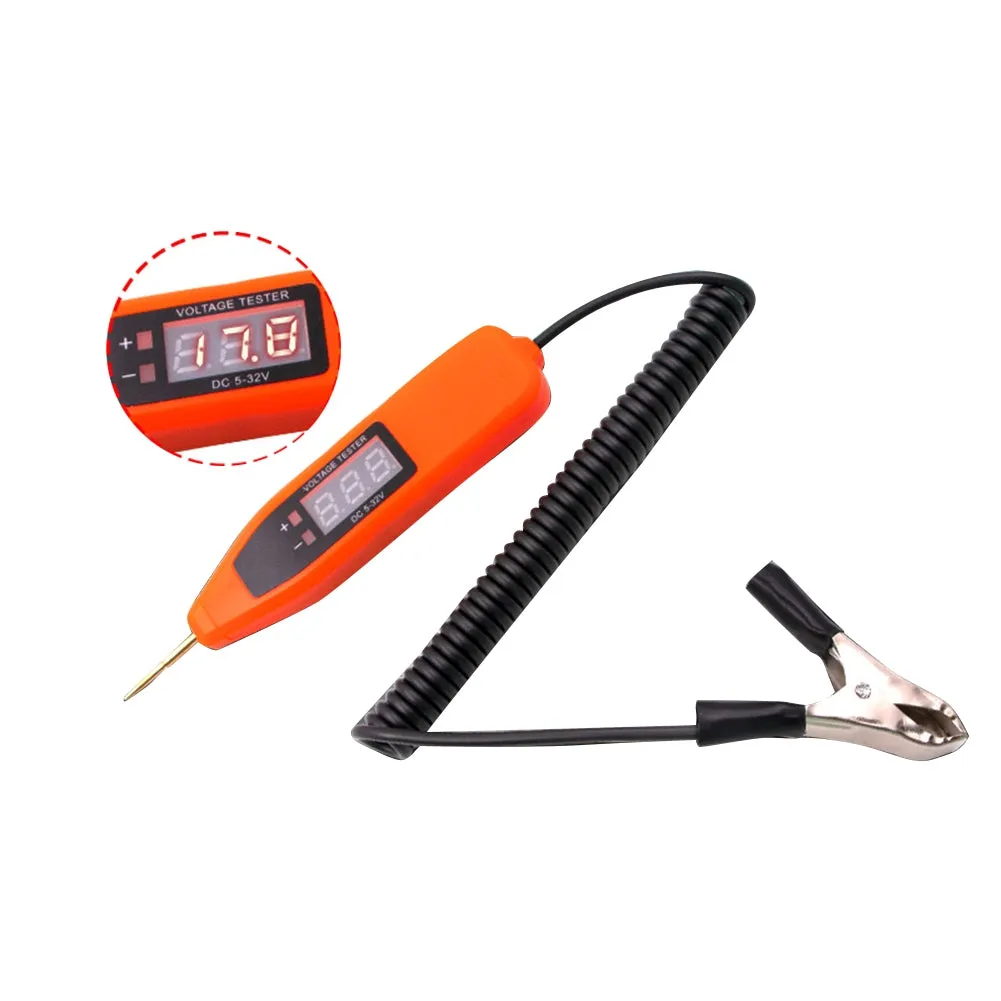 Car Circuit Tester Digital Display Voltage Detection Pen Repair