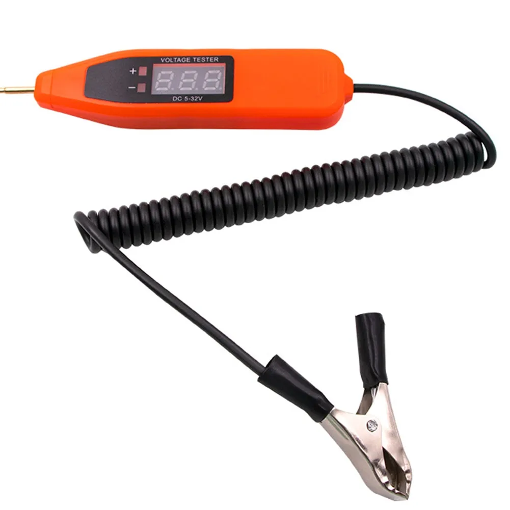 Car Circuit Tester Digital Display Voltage Detection Pen Repair