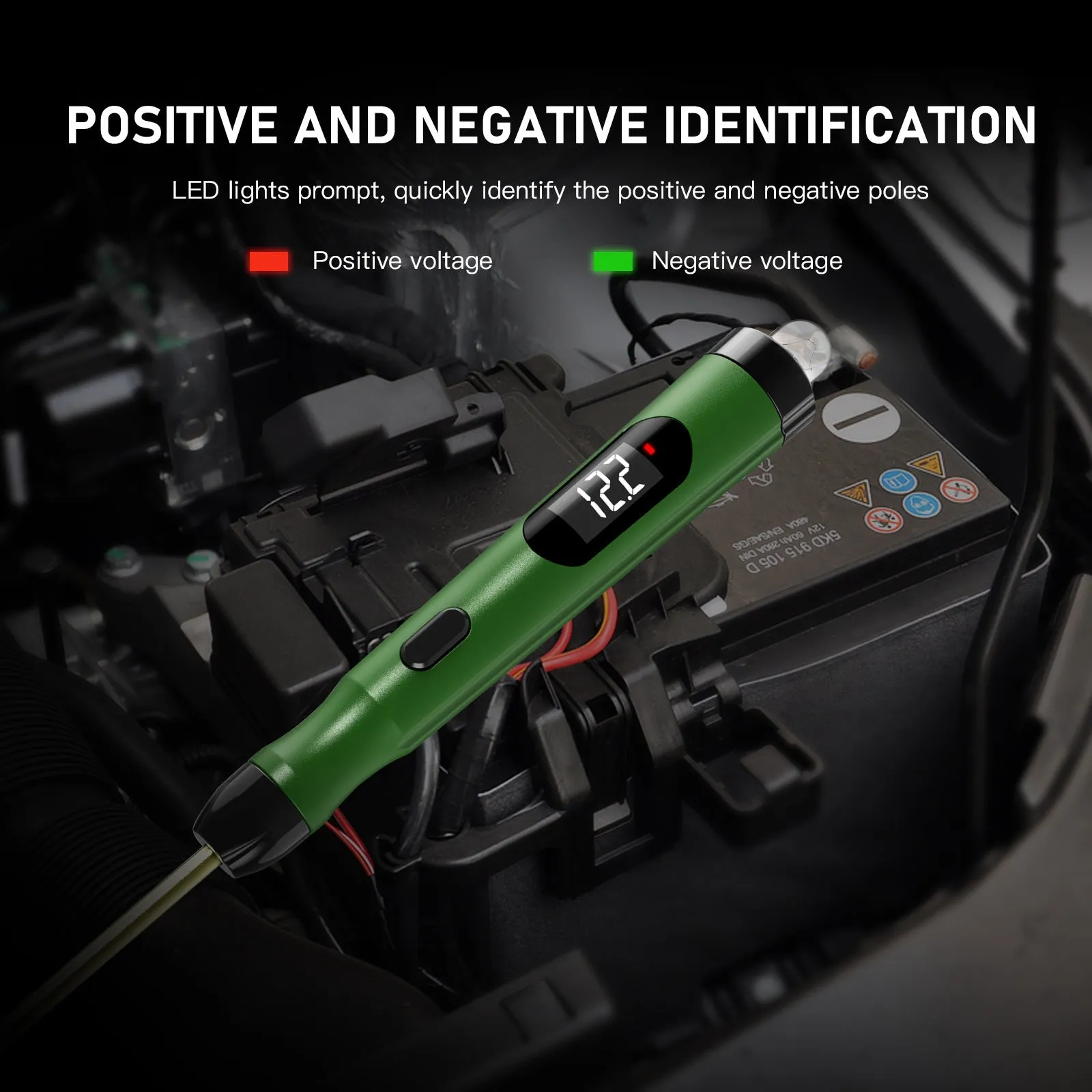 Car Electrical Circuit Tester Probe with Light Bulb Digital