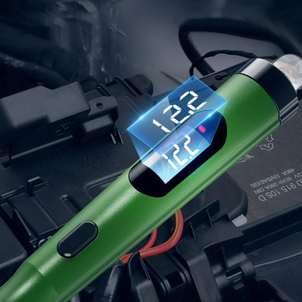 Car Electrical Circuit Tester Probe with Light Bulb Digital