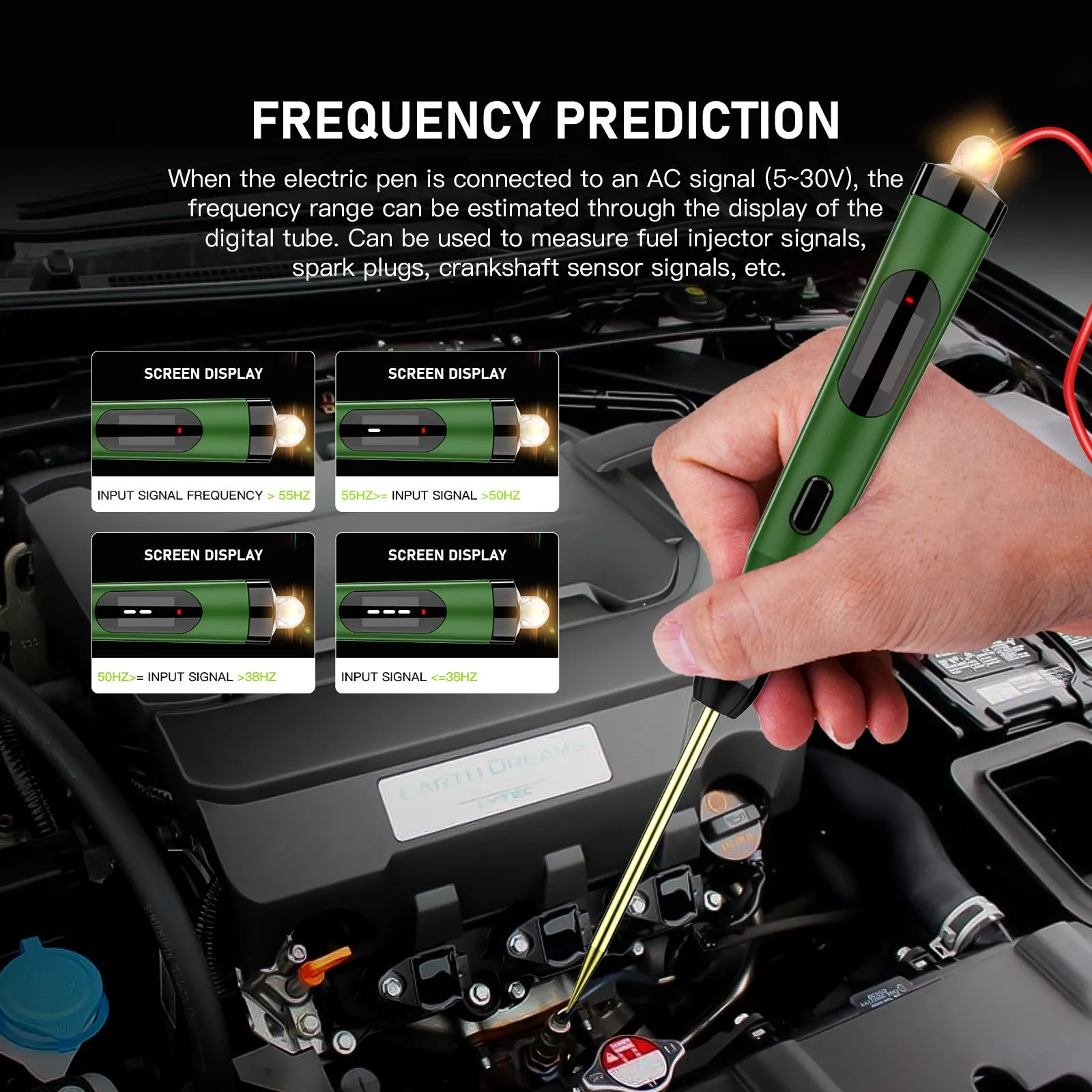 Car Electrical Circuit Tester Probe with Light Bulb Digital