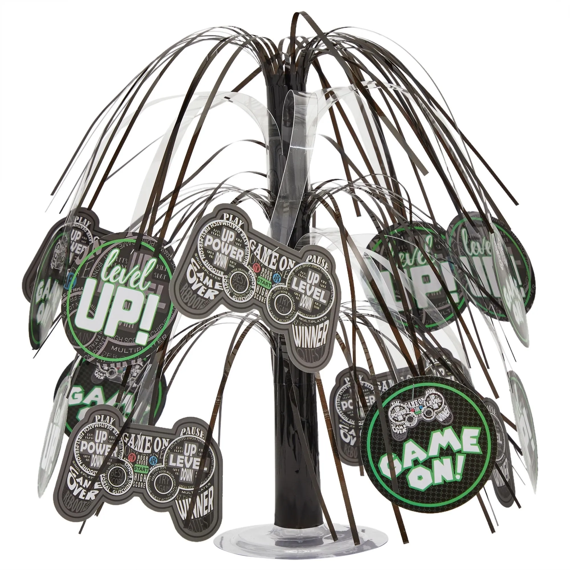Cascade Centerpieces for Video Game Birthday Party Decorations (12 In, 3 Pack)