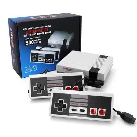 Classic Games Console with 500  Games Built in and 2 Controllers