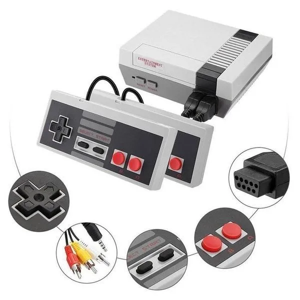 Classic Games Console with 500  Games Built in and 2 Controllers
