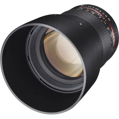 [CLEARANCE] Samyang MF 85mm f/1.4 Aspherical Lens for Nikon F with AE Chip SY85MAE-N