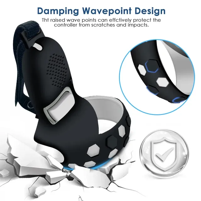 Controller Grip Cover with Handle for Meta Quest 2