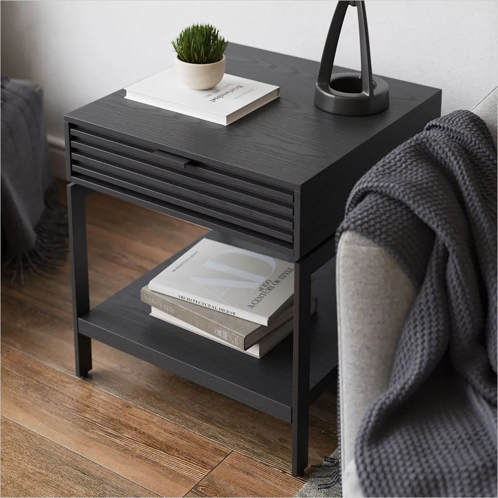 Cora End Table - Ebonized Ash