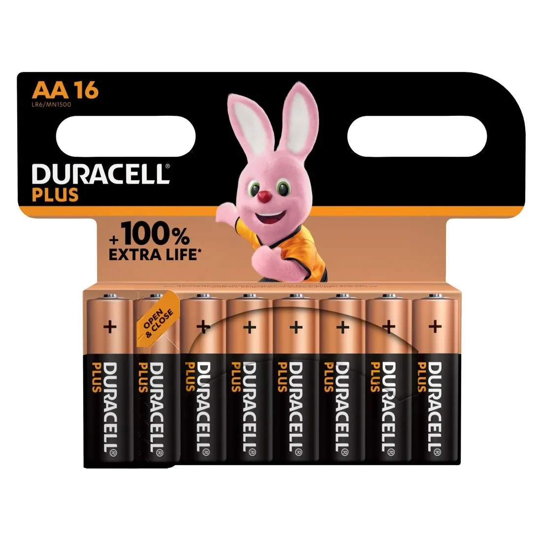 CU756 Duracell Plus AA 1.5V Battery  (Pack of 16)