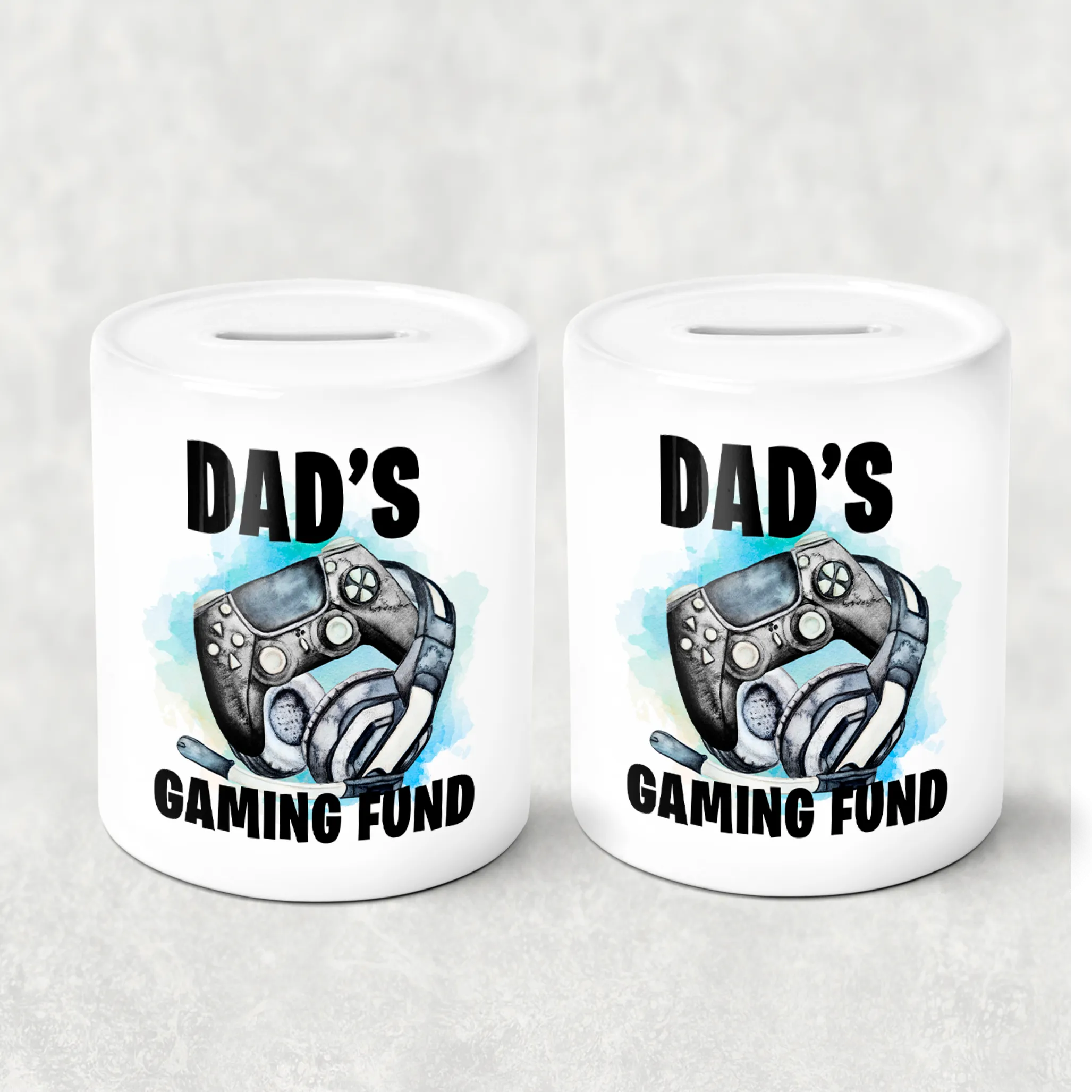 Dad's Gaming Fund Personalised Money Savings Pot