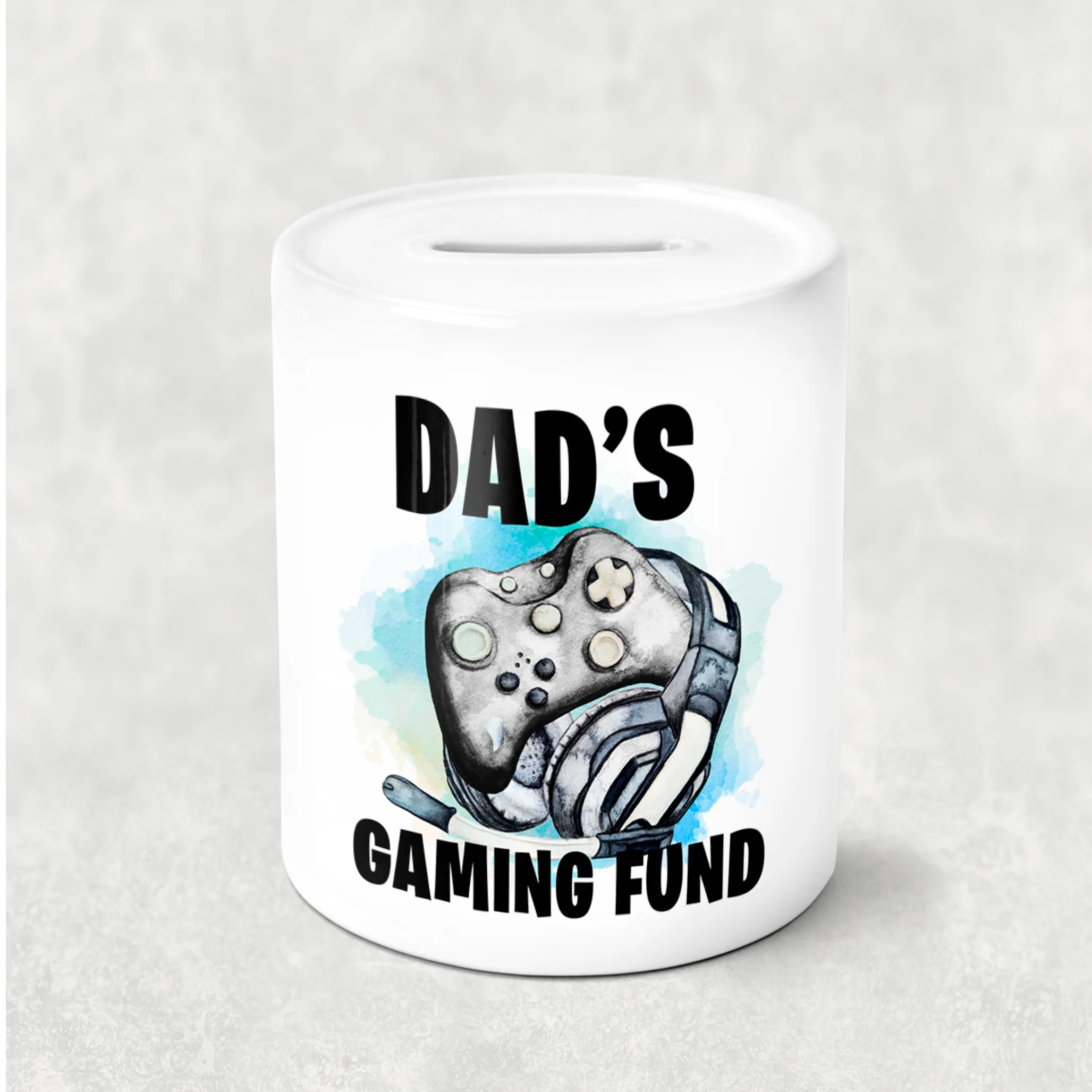Dad's Gaming Fund Personalised Money Savings Pot