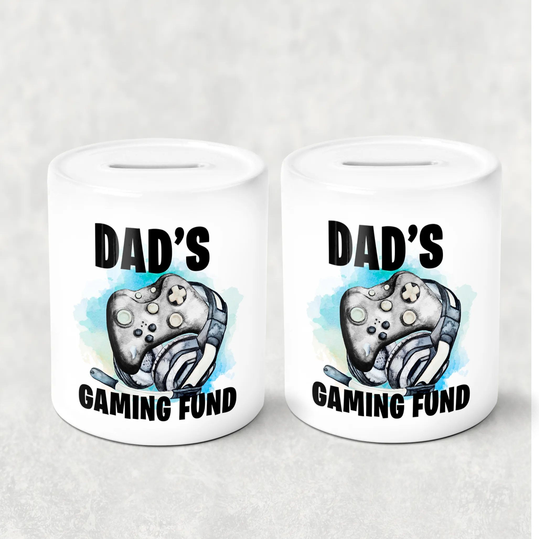 Dad's Gaming Fund Personalised Money Savings Pot