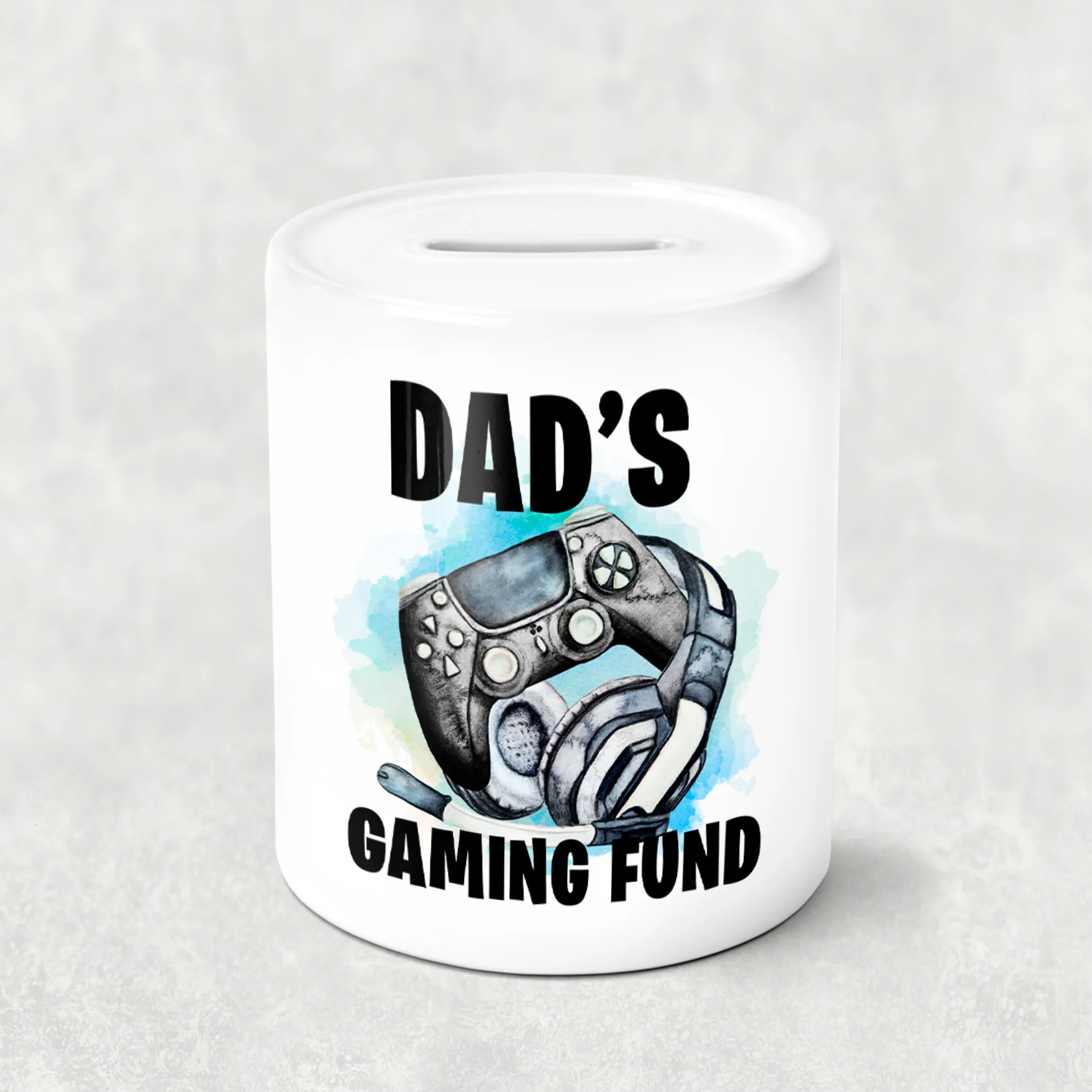 Dad's Gaming Fund Personalised Money Savings Pot