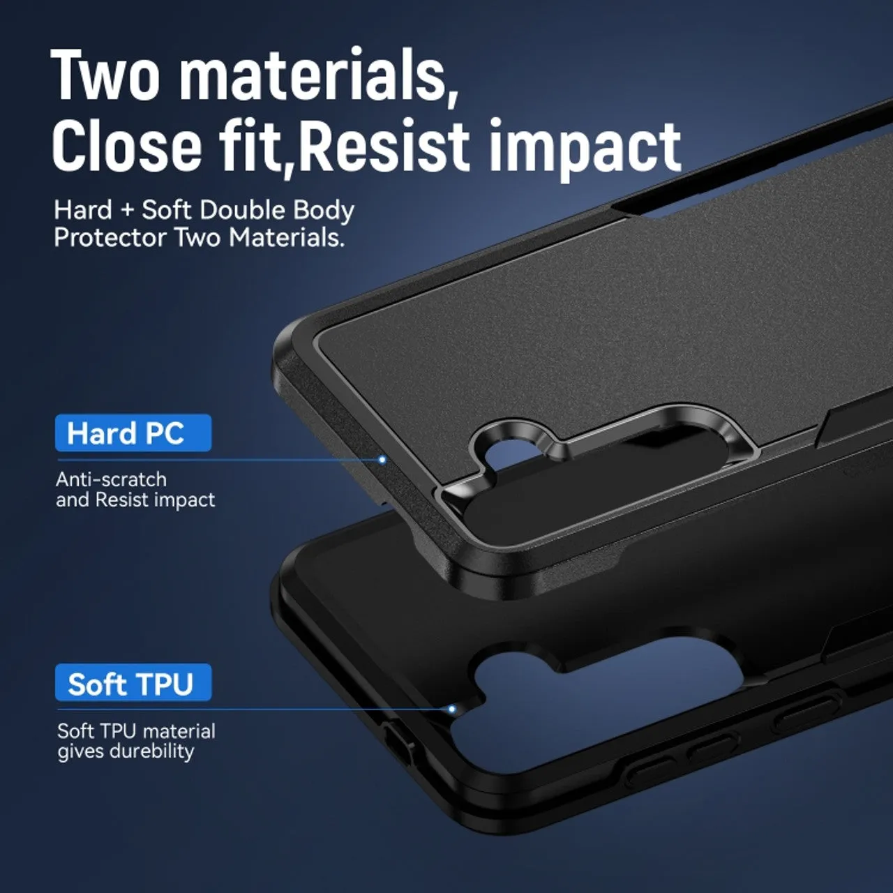 Entronix Heavy Duty Case Designed for Samsung Galaxy A35 Case with 2 Pack Tempered Glass Screen Protector, Shockproof Dropproof Anti-Scratch Case