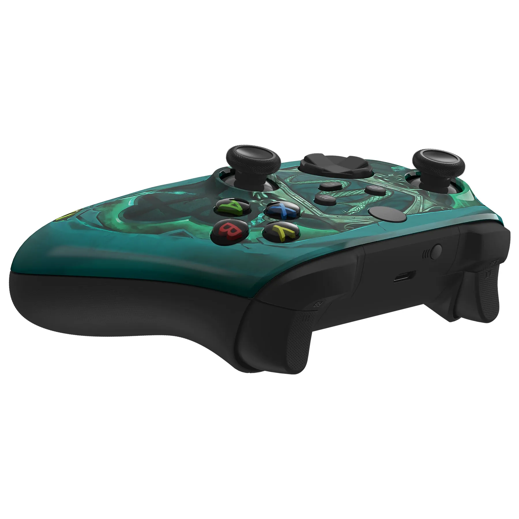 eXtremeRate Eye of the Serpent Replacement Part Faceplate, Soft Touch Grip Housing Shell Case for Xbox Series S & Xbox Series X Controller Accessories - Controller NOT Included - FX3T182
