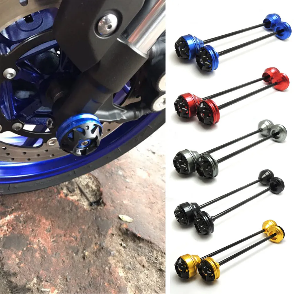 For YAMAHA MT-09 FZ09 MT09 Front Rear Axle Crash Mushrooms