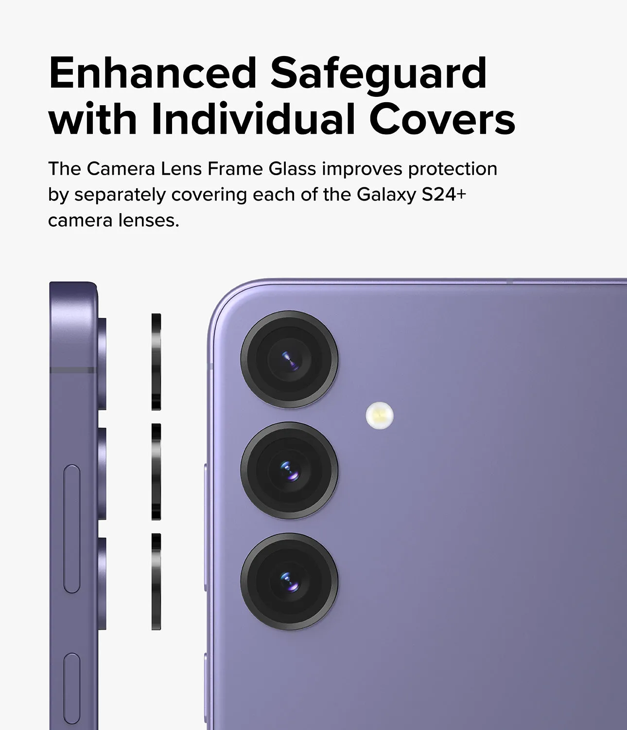 Galaxy S24 Plus Lens Protector | Camera Lens Frame Glass