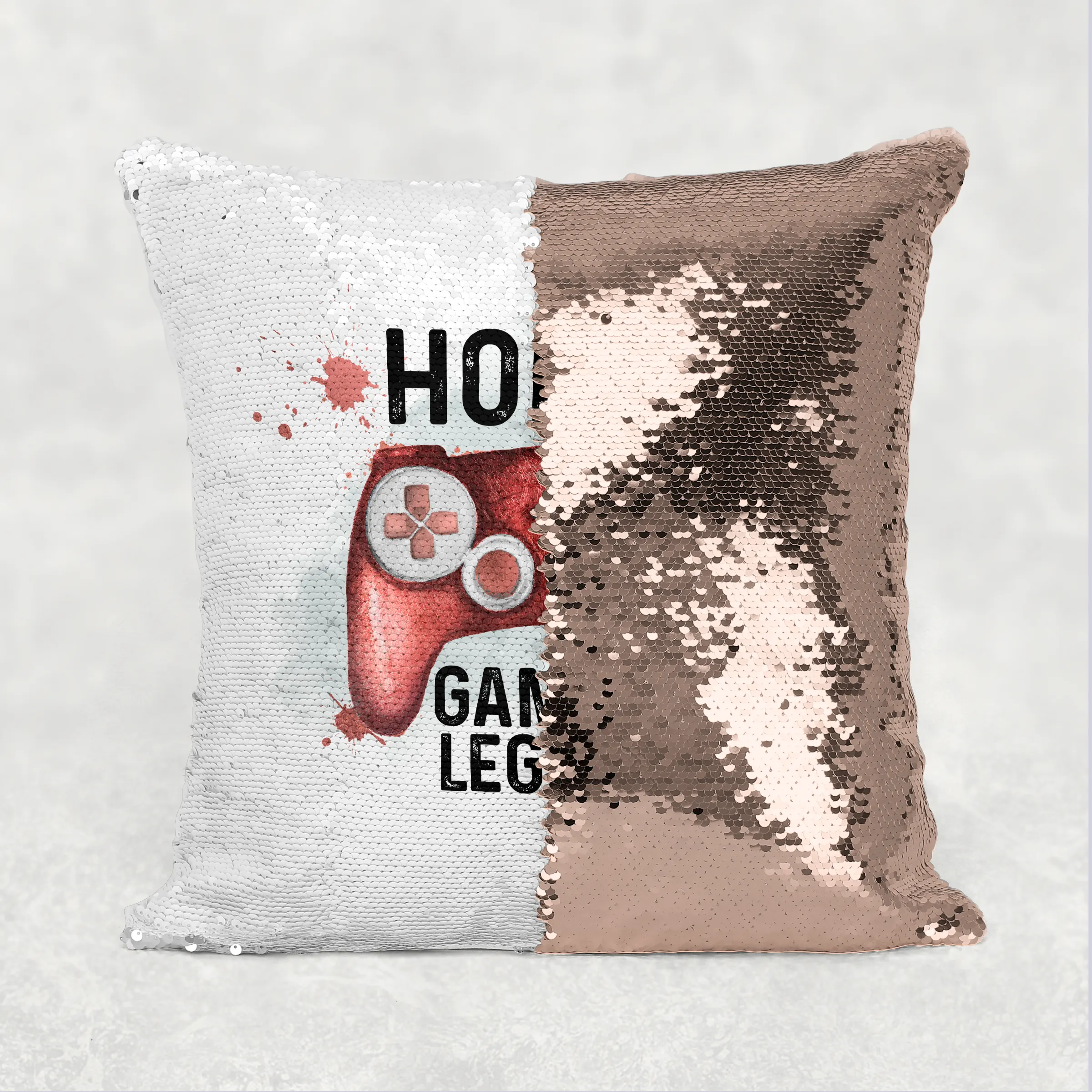 Gaming Legend Personalised Mermaid Reversible Sequin Cushion
