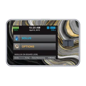 Gold Marble Sticker for Tandem t:slim