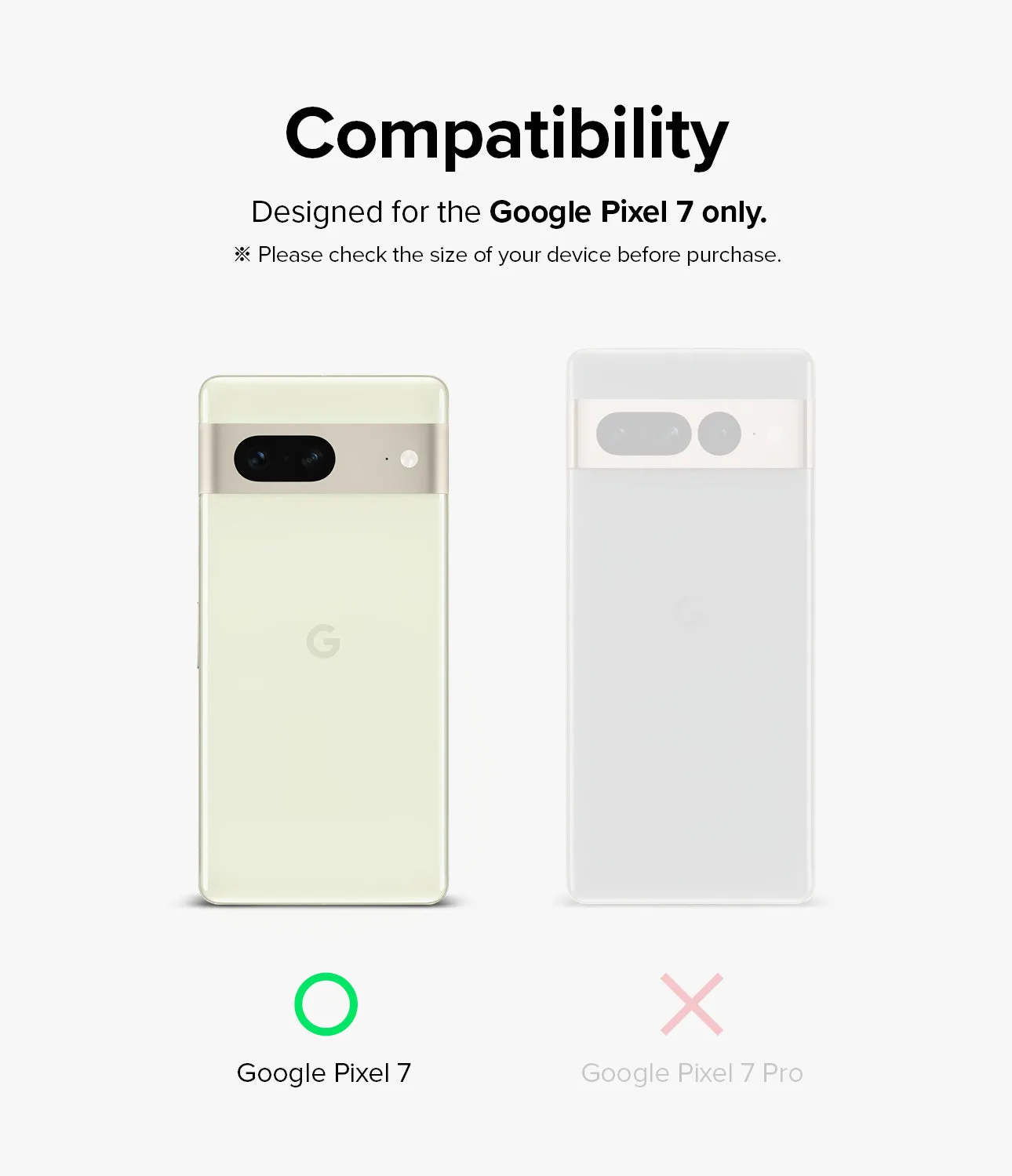 Google Pixel 7 Camera Lens Protector | 3 Pack