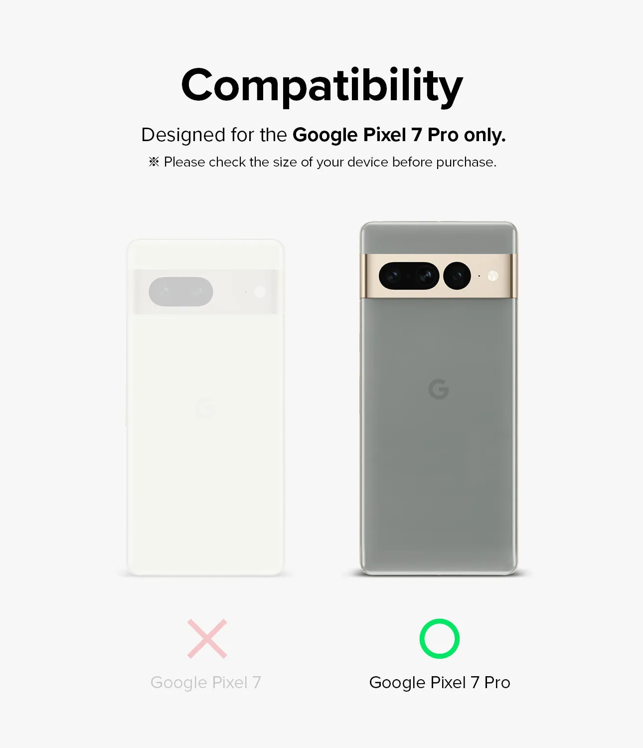 Google Pixel 7 Pro Camera Lens Protector | 3 Pack