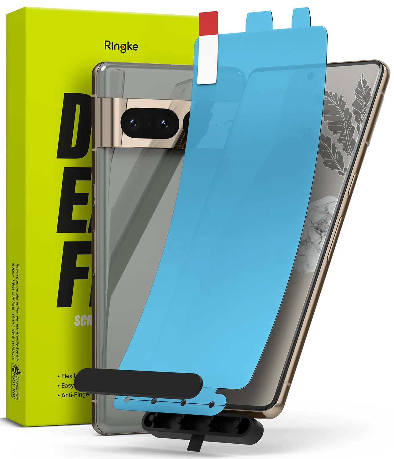 Google Pixel 7 Pro Screen Protector| Dual Easy Film| 2 Pack | With Installation Jig