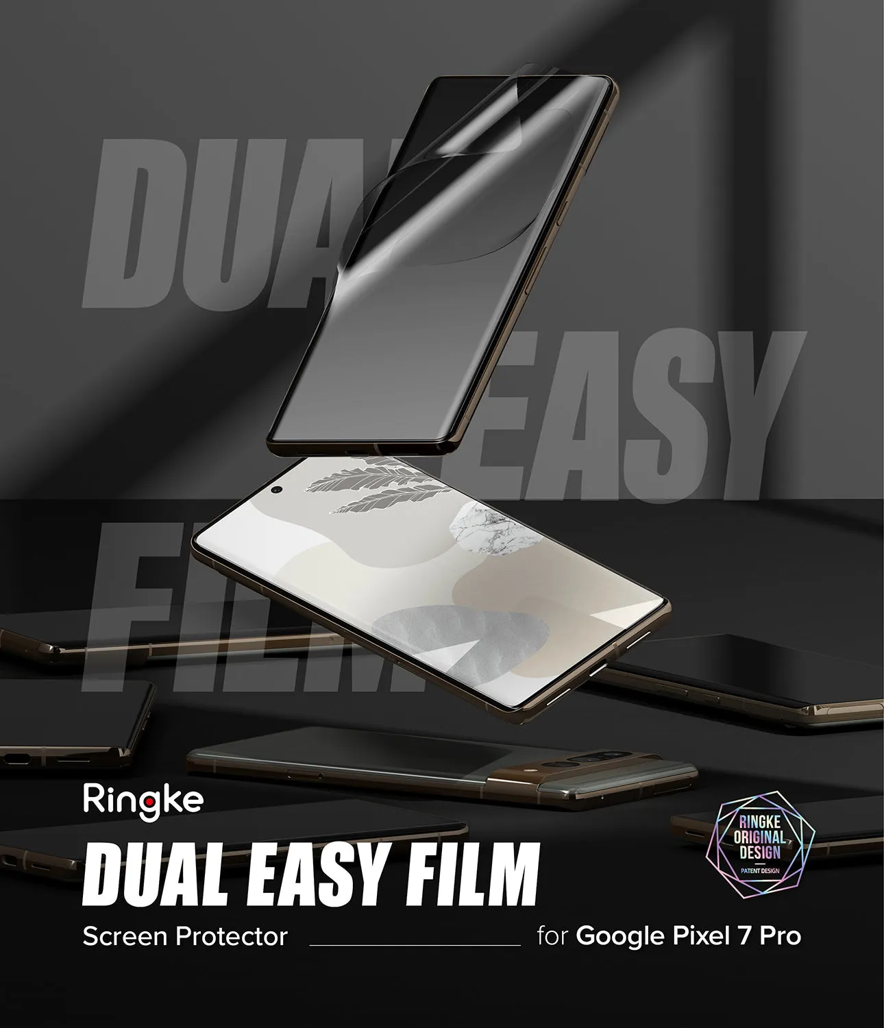 Google Pixel 7 Pro Screen Protector| Dual Easy Film| 2 Pack | With Installation Jig