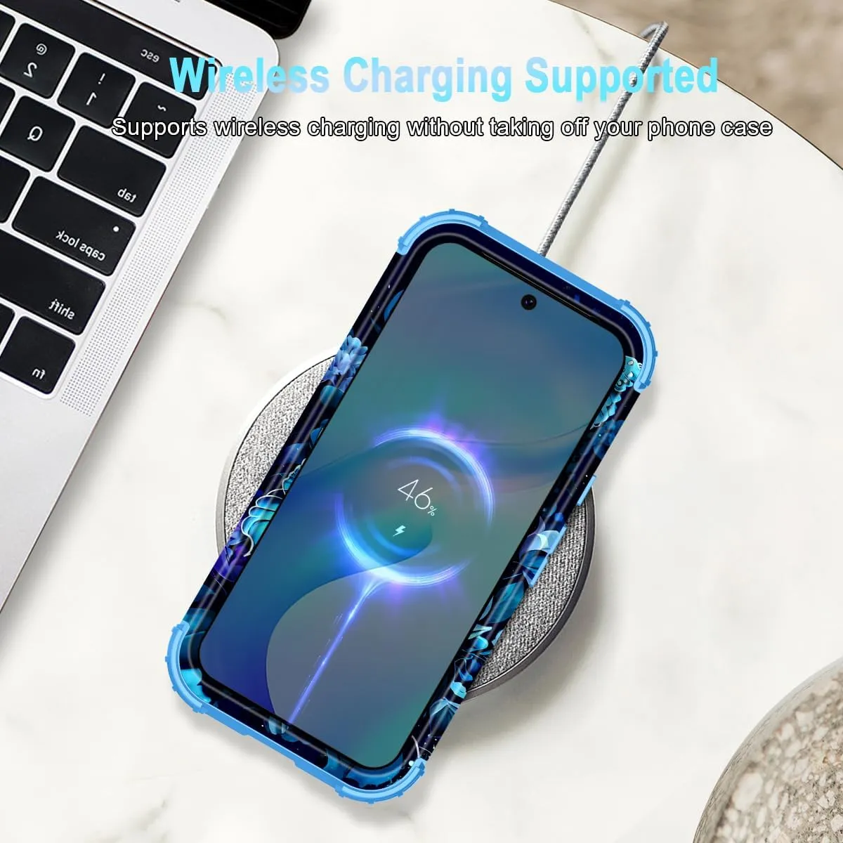 Google Pixel 9 Case/Pixel 9 Pro Case, Glow Duty Shockproof Full Body Protection Soft Silicone Case