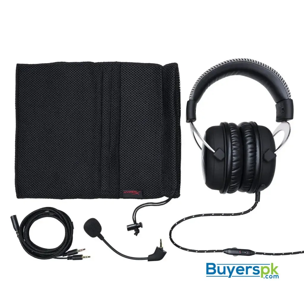 Hyperx Cloud Pro Gaming Headset - Silver - with In-line Audio Control for Ps4, Xbox One, and Pc