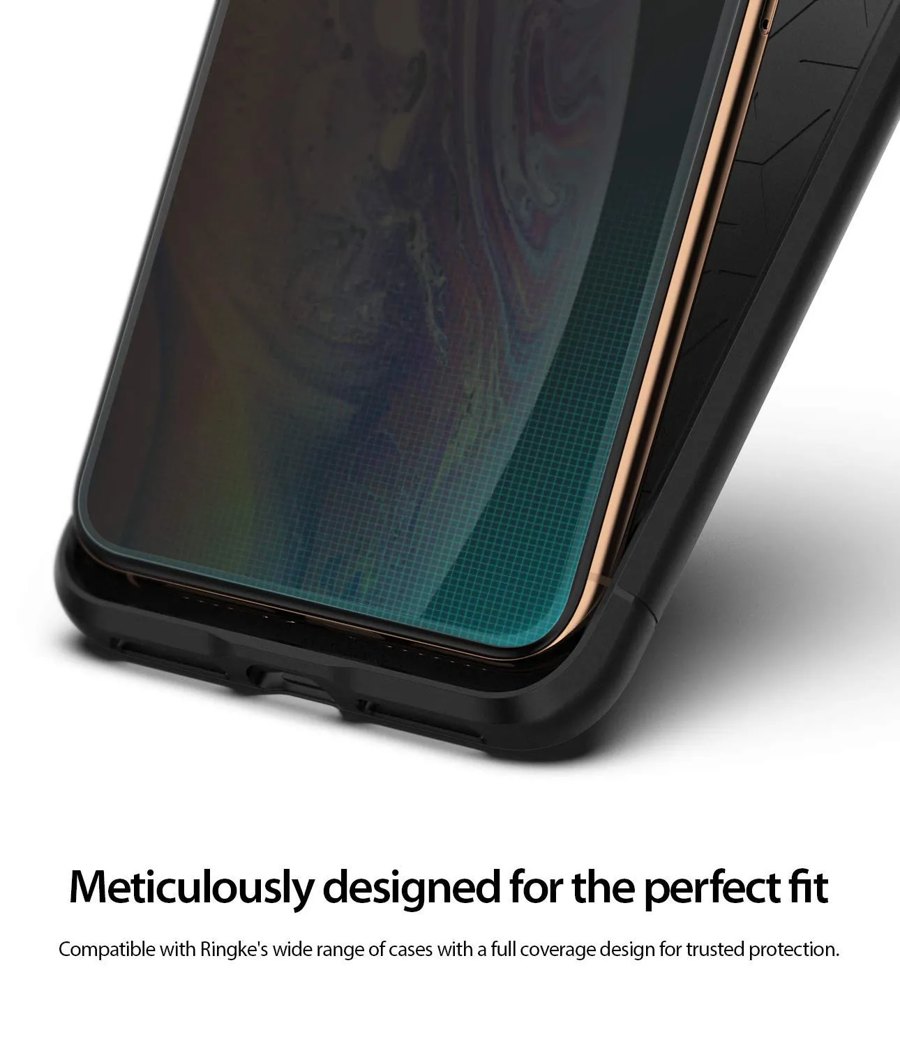 iPhone XS Max Screen Protector Guard | Dual Easy Full 2 Pack