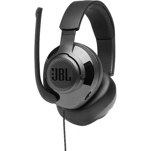 JBL QUANTUM 200 Wired Over-Ear Gaming Headset (Black)
