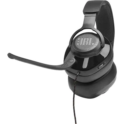 JBL QUANTUM 200 Wired Over-Ear Gaming Headset (Black)