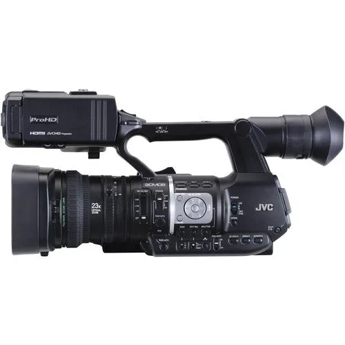 JVC GY-HM620U ProHD Professional Mobile News Camcorder with Microphone   64GB Card   Case   Reader   Kit