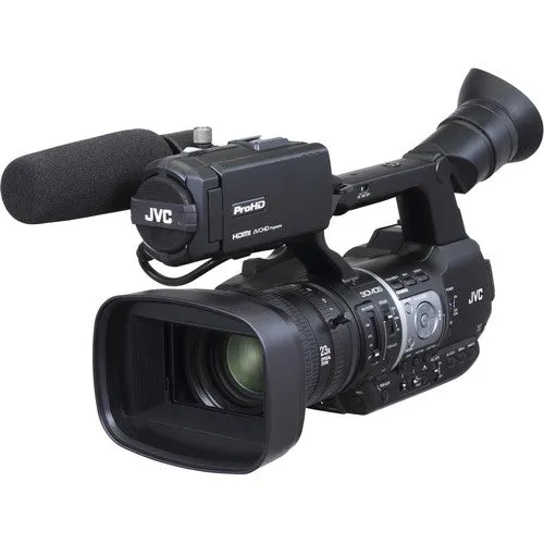 JVC GY-HM620U ProHD Professional Mobile News Camcorder with Microphone   64GB Card   Case   Reader   Kit